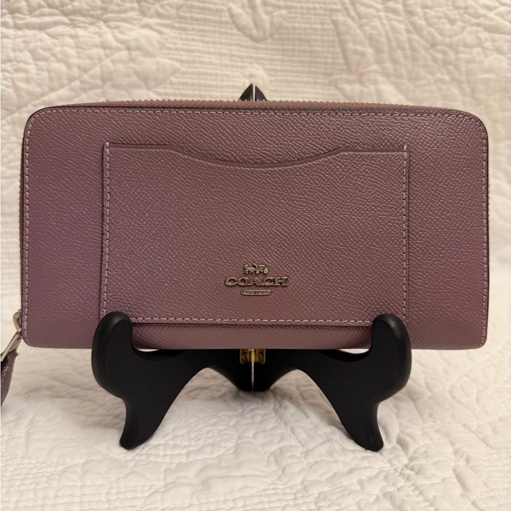 Coach Large Zipper Wallet F54007 Jasmine